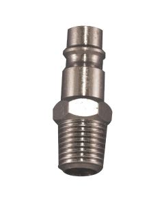 MILS760 image(0) - Milton Industries HI-Flo V-Style 1/4" MNPT Brass Plug 2/cd