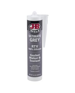 JBW32927 image(0) - J B Weld J-B Weld 32927 Ultimate Grey RTV Silicone Gasket Maker and Sealant - 9.5 oz.