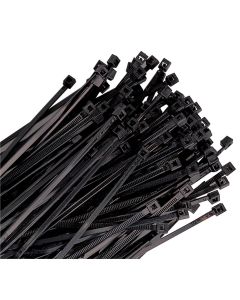 KTI78110 image(0) - K Tool International Cable Zip Tie 11 Inch Black 100/Pack 50 Pound Tensile