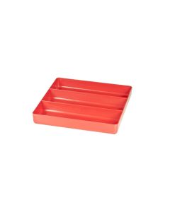 ERN5020 image(0) - Ernst Mfg. 3 Compartment Organizer Tray Red