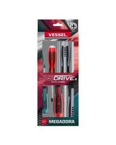 VES9806JSPB image(0) - VESSEL MEGADORA JIS Screwdriver 6PCS. Set