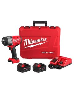 MLW2967-22 image(0) - Milwaukee Tool M18 FUEL 1/2" High Torque Impact Wrench w/ Friction Ring Kit