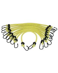 KTI73832 image(0) - K Tool International 10PK BUNGEE CORD 3/8IN. X 30IN. GENERAL PUPOSE