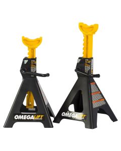 OME32128 image(0) - Omega 12 Ton double locking ratchet style jack stands