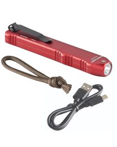 STL88814 image(0) - Streamlight Wedge Rechargeable EDC 300 Lumen Flashlight with 1000 Lumen Thro mode - Red