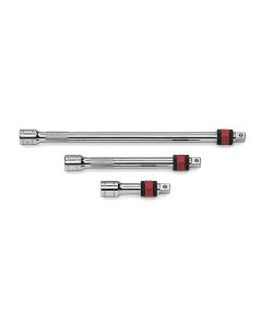 KDT81202 image(1) - GearWrench 3 Piece 3/8 Inch Drive Locking Extension Set 3 Inch, 6 Inch & 10 Inch