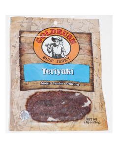 GRJ72130 image(0) - Gold Rush Jerky Teriyaki 2.85 oz. Beef Jerky - 12 Count (3 lbs.)