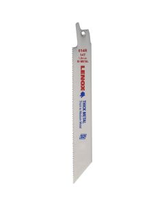 LEX20565 image(0) - Lenox Tools Reciprocating Saw Blades, 614R, Bi-Metal, 6 in. Lo