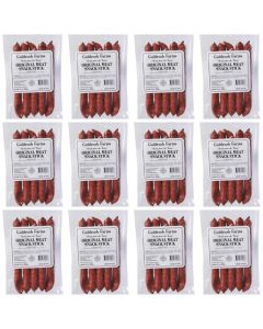 GRJ72060 image(0) - Gold Rush Jerky Original Meat  "Fresh from the Farm" Meat Snack Stick - 12 Count (6 lbs.)