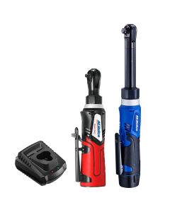 ACDARW1218-K18 image(1) - ACDelco ACDelco ARW1218-K18 G12 Series 12V Li-ion Cordless 3/8"? Extended Ratchet Wrench & �"? Ratchet Wrench Combo Tool Kit