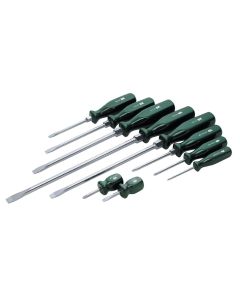 SKT86006 image(0) - S K Hand Tools Screwdriver Set 9 Pc. Combination Suregrip