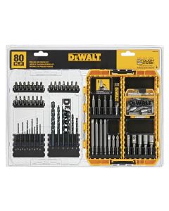 DWTDWAMF1280 image(0) - DeWalt Dewalt 80pc drill/drive accessory set w/ case