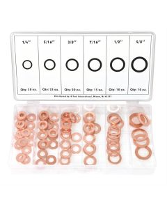 KTI00089 image(1) - K Tool International 110-pc Copper Washer Assortment