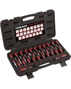 JSP95839 image(0) - J S Products (steelman) 23 Pc Universal Terminal Tool Kit/Euro