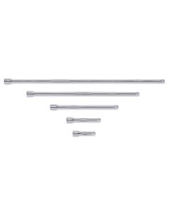 KDT81002D image(0) - GearWrench 5 Piece 1/4 Inch Drive Extension Set 2 Inch, 3 Inch, 6 Inch, 10 Inch & 14 Inch