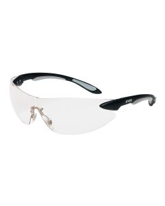 UVXS4400 image(0) - IGNITE SAFETY EYEWEAR BLACK/SILVER FRAME CLEAR LEN