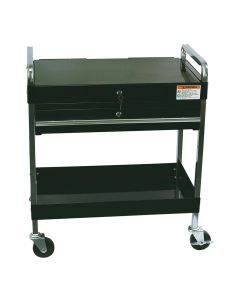 SUN8013ABK image(0) - Sunex SERVICE CART W/LOCKING TOP & DRAWER BLACK