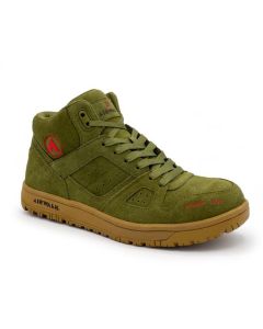 FSIAW6353-10M image(0) - Airwalk AIRWALK - MONGO MID Series - Men's Mid Top Shoe - CT|EH|SR - Olive/Gum - Size: 10M