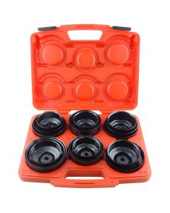 KTI73635 image(0) - K Tool International Master Oil Filter Wrench Kit 17pc