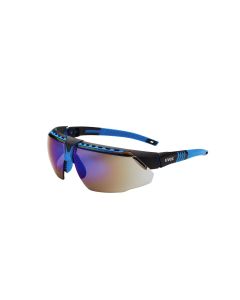 UVXS2873 image(0) - Uvex Uvex Avatar Glasses Blk/blue, Blue Mir Hc