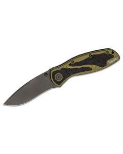 KER1670OLBLK image(0) - Kershaw Blur Assisted Open Inset Liner Lock Do-it-All Blade EDC Folding Pocket Knife - Olive/Black