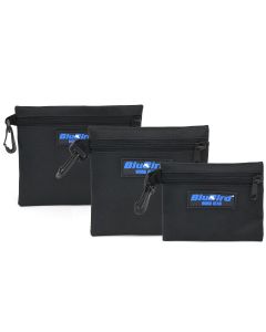 BLBBBTB13 image(0) - BluBird BluBird WORK GEAR Multi-Purpose Clipon Zip Bag 3pk