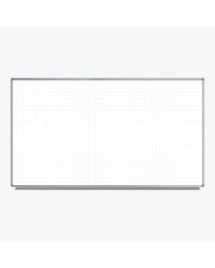 LUXWB7240LB image(0) - Luxor 72 x 40 Wall-Mounted Grid Whiteboard