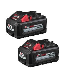 MLW48-11-1862 image(0) - Milwaukee Tool M18 REDLITHIUM HIGH OUTPUT XC6.0 Battery Pack - 2 Pack