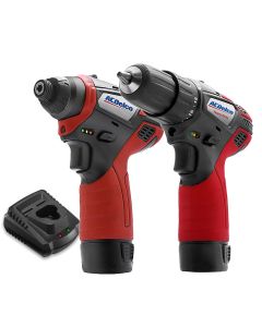 ACDARI12105-K5 image(0) - ACDelco ARI12105-K5 G12 Series 12V Cordless Li-ion 3/8" 2-Speed Drill Driver & �"? Impact Driver Combo Tool Kit with 2 Batteries