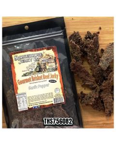 THS602822-756082 image(0) - Smokehouse Jerky Garlic Pepper Beef Jerky 3  Ounce - Beef Jerky