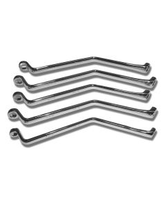 VIM Tools 5 Piece Brake Bleeder Wrench Set, 7 mm, 8 mm, 9 mm, 10 mm, & 11 mm