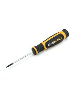 KDT80038H image(0) - GearWrench T6 x 60mm Mini Torx Dual Material Screwdriver