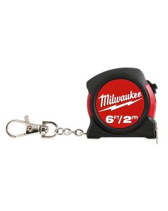 MLW48-22-5506 image(0) - Milwaukee Tool 6ft / 2m Keychain Tape Measure