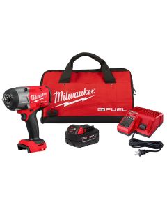 MLW2967-21B image(0) - Milwaukee Tool M18 FUEL 1/2" High Torque Impact Wrench w/ Friction Ring Kit