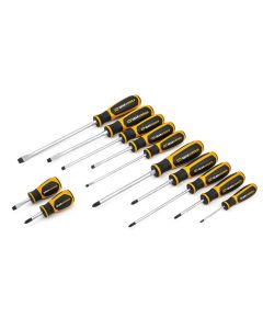 KDT80051H image(0) - GearWrench 12 Piece Phillips/Slotted Dual Material Screwdriver Set