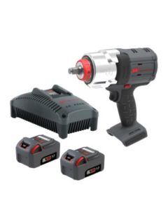 IRTW7153-K22 image(0) - Ingersoll Rand DXS2 1/2 Inch 20V Cordless Impact Wrench 2 Battery Kit, 1500 ft-lb, Friction Ring Retainer, Pistol