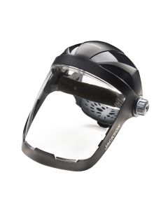 SRW14220 image(1) - Jackson Safety Jackson Safety - Face Shield - QUAD 500 Premium Multi-Purpose Series - 9' x 12.125' x 0.060" Window - Clear AF - 370 Speed Dial Headgear