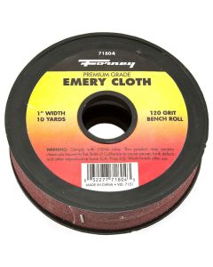 FOR71804 image(0) - Forney Industries Emery Cloth Bench Roll, 120 Grit