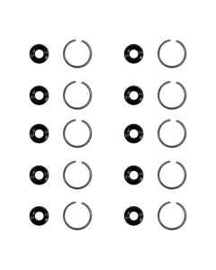 AST10-12 image(0) - Astro Pneumatic 1/2' 10pc Anvil O-ring & 10pc Retaining Ring